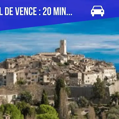 Bed & Breakfast Les Hauts De Vue Mer Et Montagne Homestay Cagnes-sur-Mer
