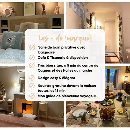 Bed & Breakfast Les Hauts De Vue Mer Et Montagne * Cagnes-sur-Mer